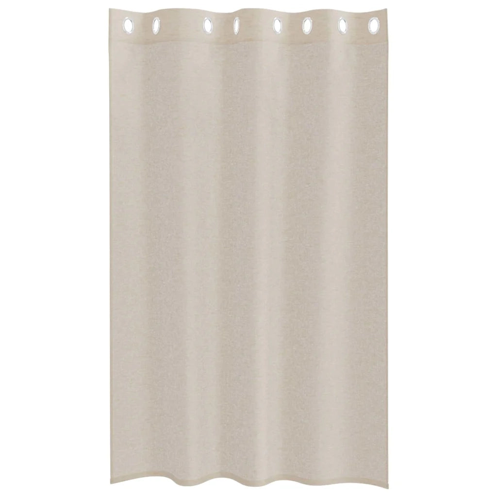 Tenda in Velo 2 pz Sabbia 175 x 140 cm Poliestere 4107993