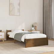 Giroletto senza Materasso-Struttura Letto Ambra in Legno Massello 75x190 cm 404442