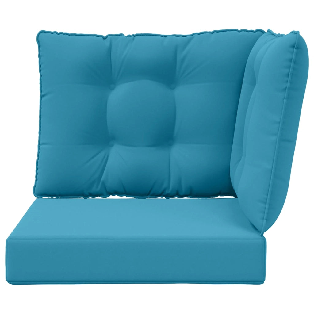 Cuscino per divano da esterno 3 pcs Blu Reale Poliestere 900805