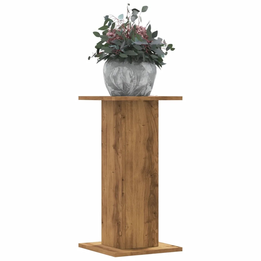 vidaXL Supporti Piante 2 pz Rovere Artigianale 30x30x60 cm Truciolato