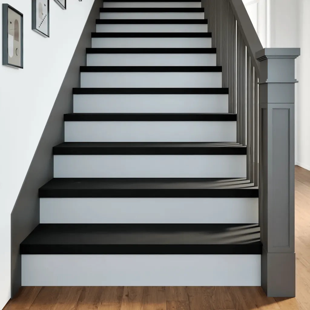 Gradini 20 pz Marrone Scuro 100x25x2 cm Legno Massello Rovere