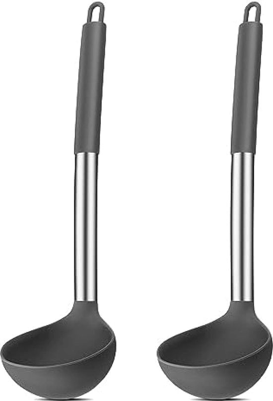 Peli di silicone con maniglia in acciaio inossidabile (grigio)