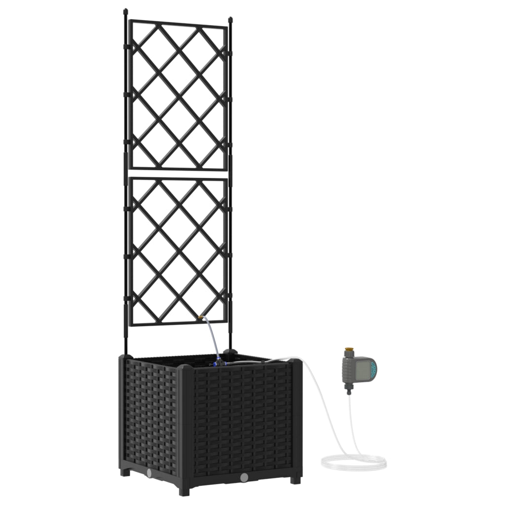 Vasi da Giardino con Sistema di Irrigazione Black