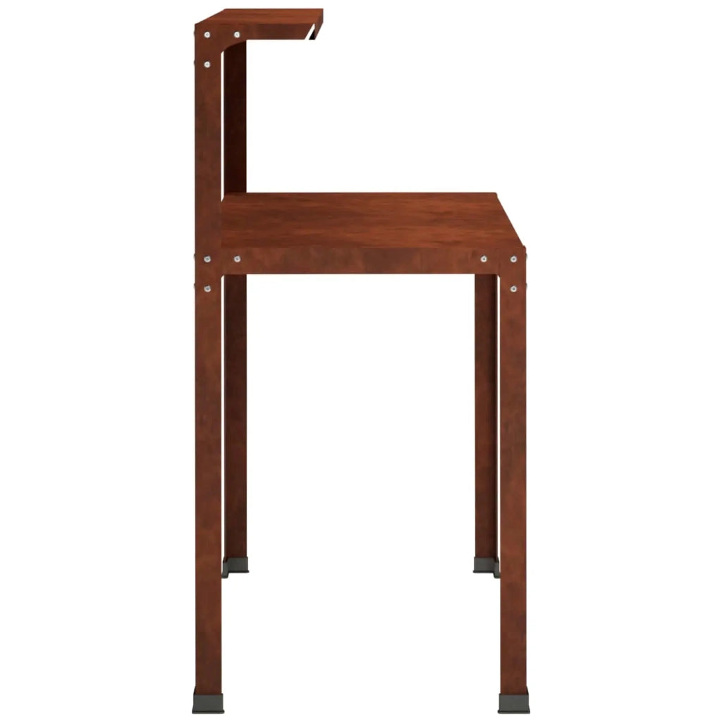 Tavolo da rinvaso 100 x 50 x 104 cm Acciaio Corten Ruggine 8014903
