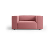 Cosmopolitan Design - Poltrona "Arendal" in velluto salmone 