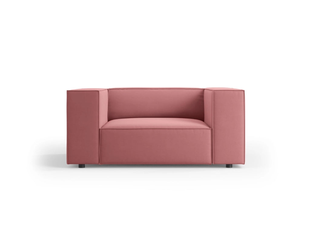 Cosmopolitan Design - Poltrona "Arendal" in velluto salmone 