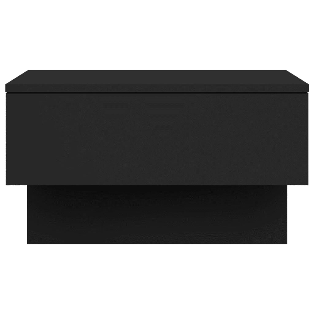 Comodini a Muro 2 pz Neri 810938