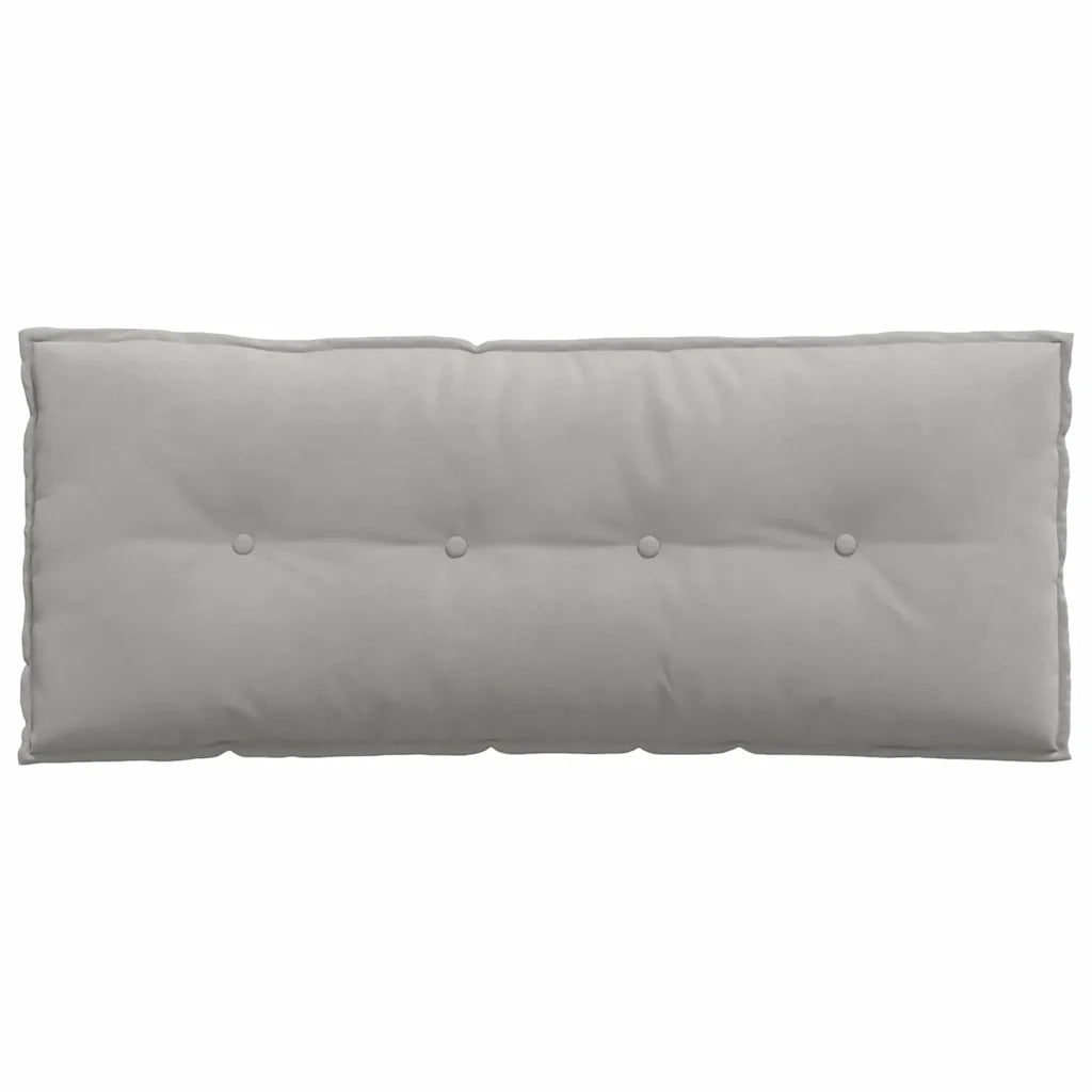 Cuscino per Schiena Grigio chiaro 120 x 50 cm