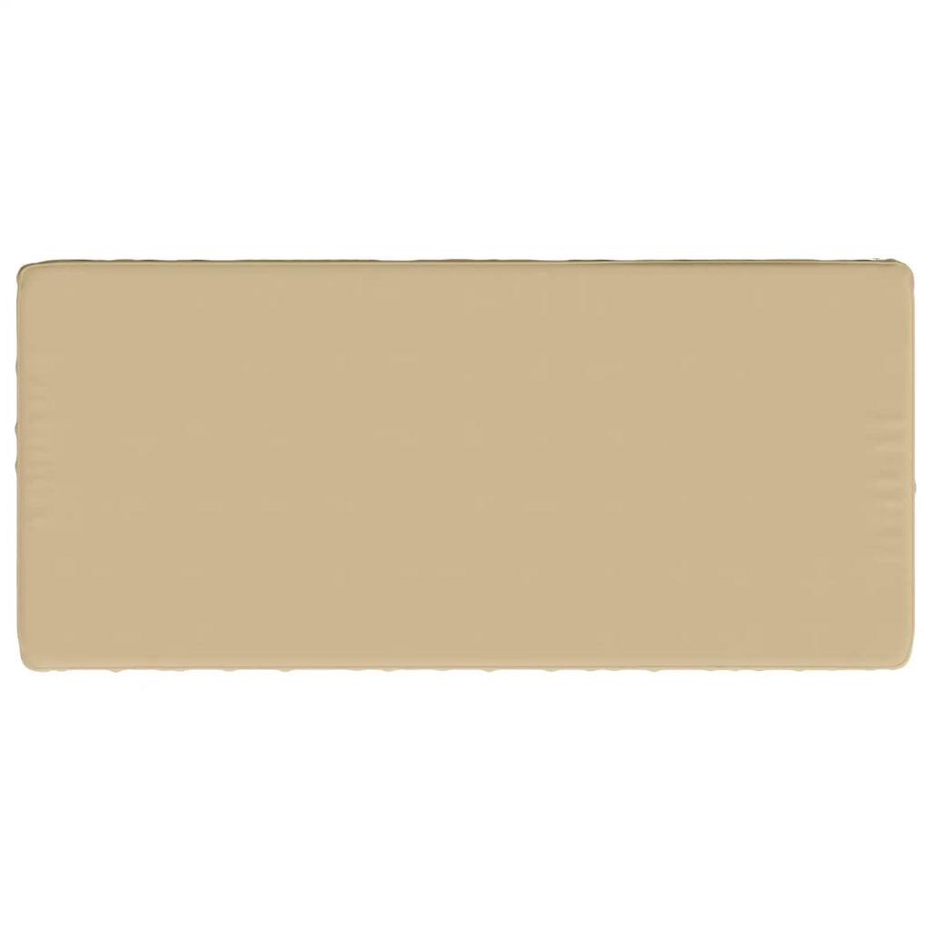 Cuscini per Panchina a 2 Pezzi VUGHT 2 pz 100% Poliestere Beige 951891