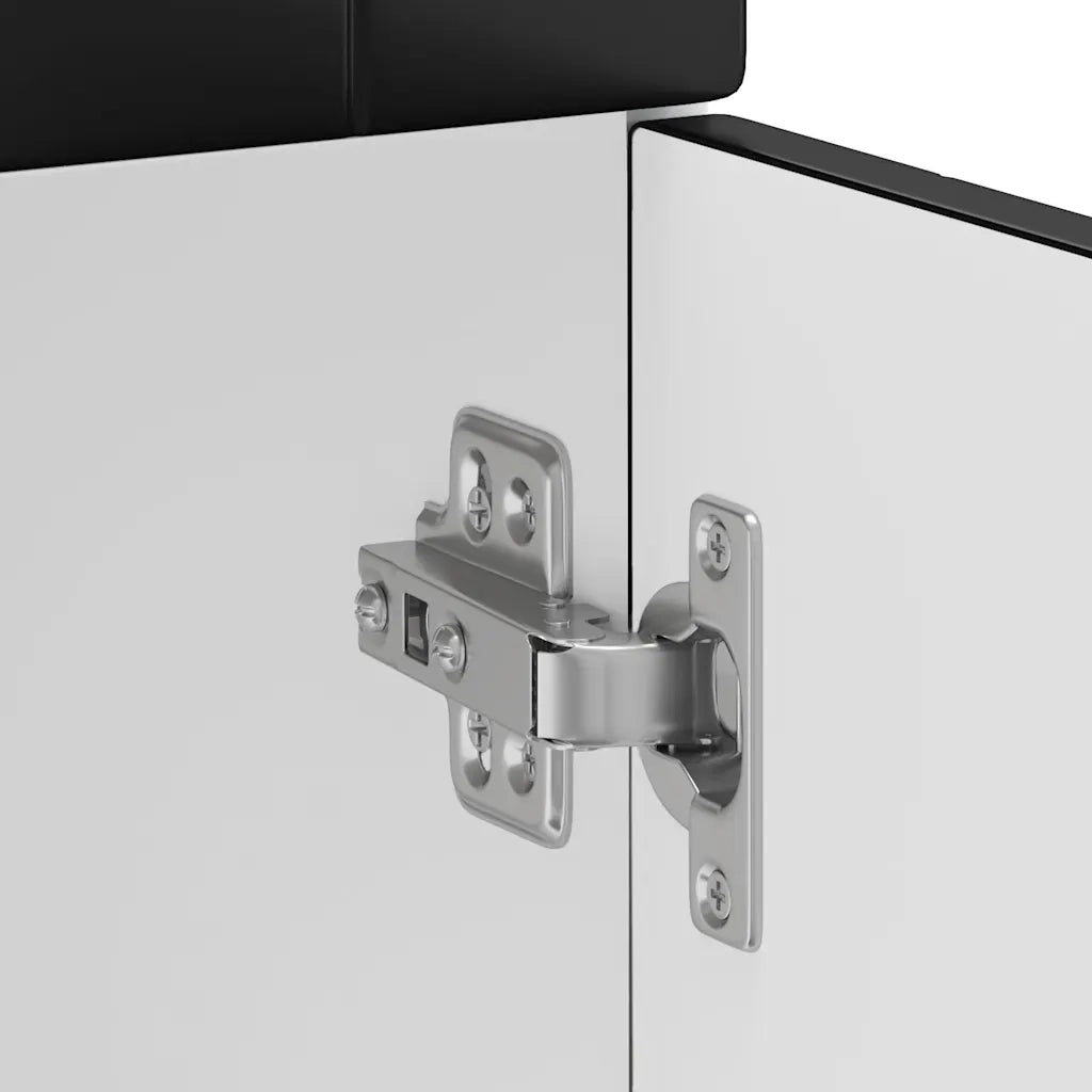 Base da Cucina Kalmar Nero in Legno Multistrato 853498