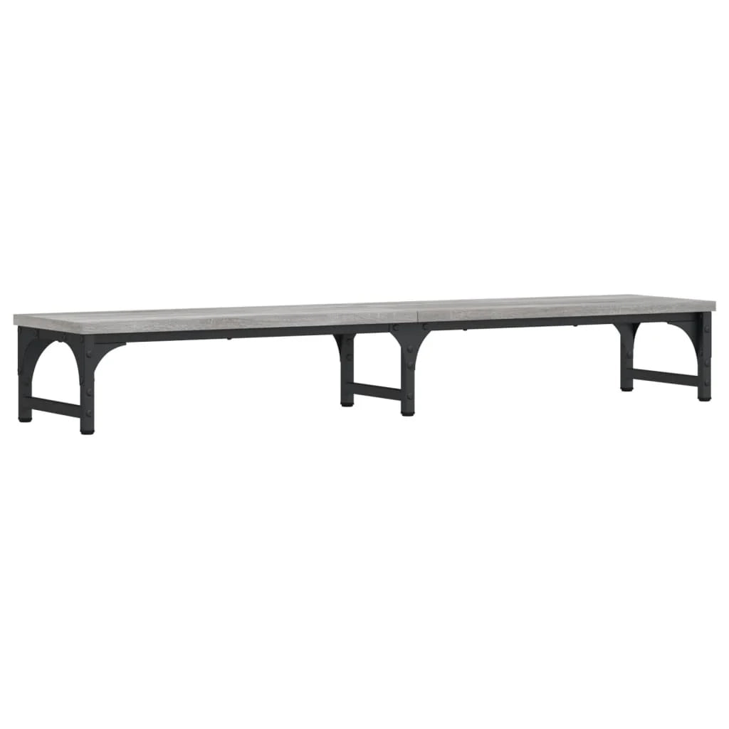 Supporto per monitor Sonoma mobile da scrivania 105 x 23 x 15,5 cm legno ingegnerizzato grigio 02_0044984