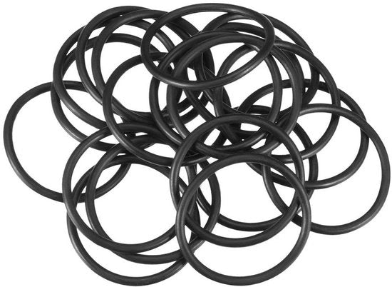 Set di guarnizioni di chiusura - 20 pezzi - Metrico 24 mm x 28 mm x 2 mm - Gomma nitrile - Per dispenser di caffè, pompa per piscina, connessione rapida