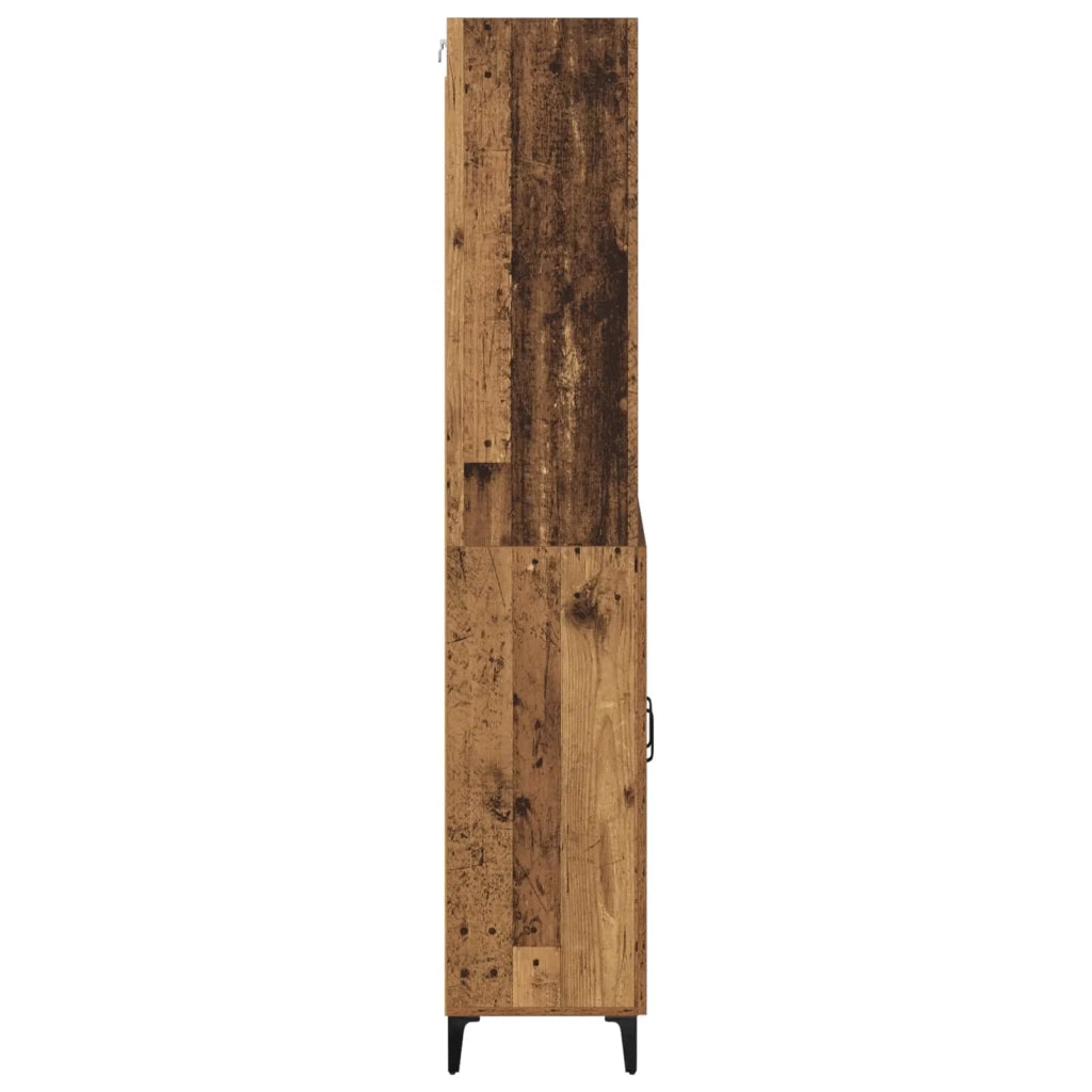Credenza-Buffet-Armadio da cucina Legno vecchio 69,5 x 34 x 180 cm Legno multistrato 977633