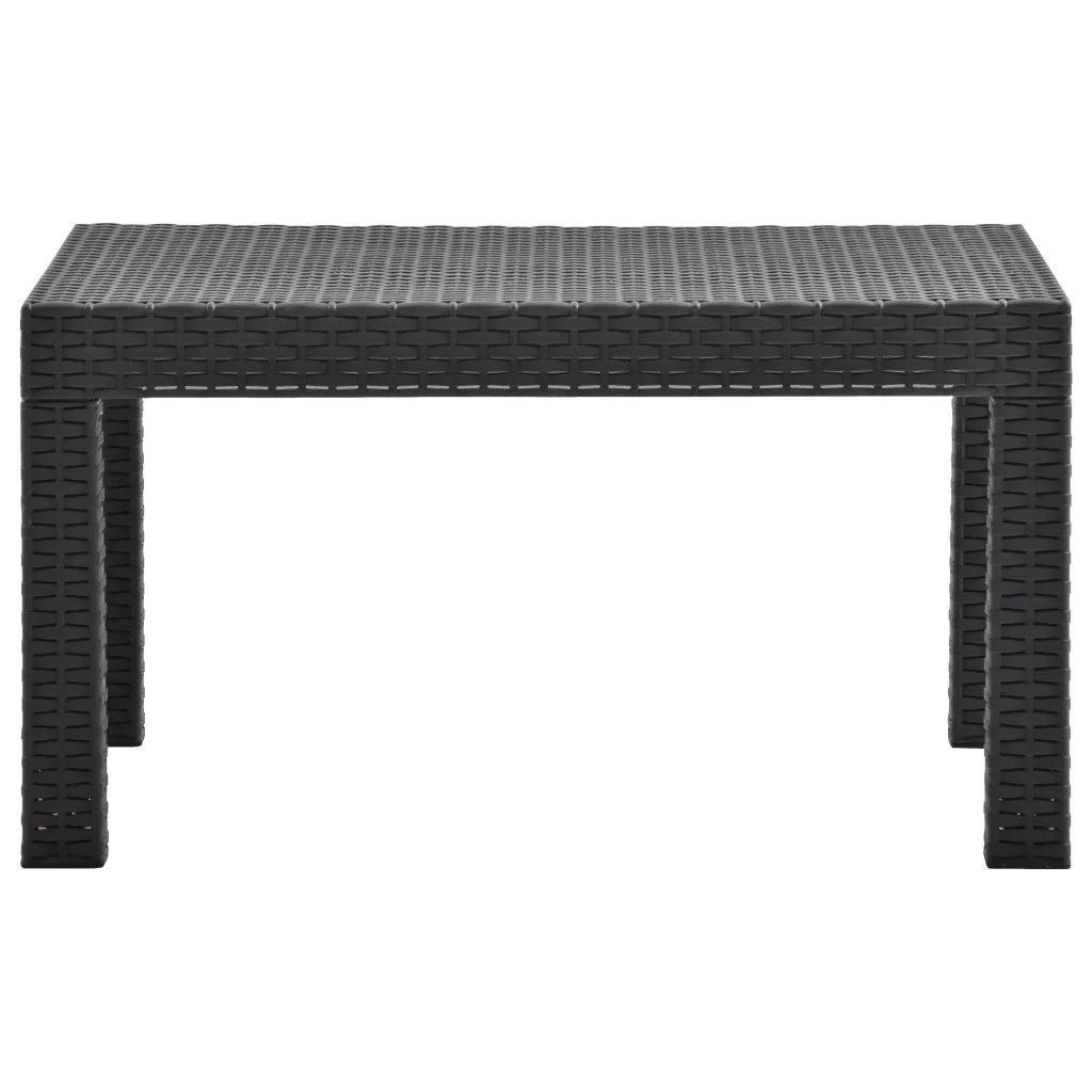 Set Divani da Giardino 2 pz con Cuscini in Rattan PP Antracite 3079668