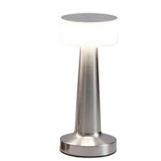 Lampada d'atmosfera LED senza fili tattile con 3 modalità di luce Argento Avizar
