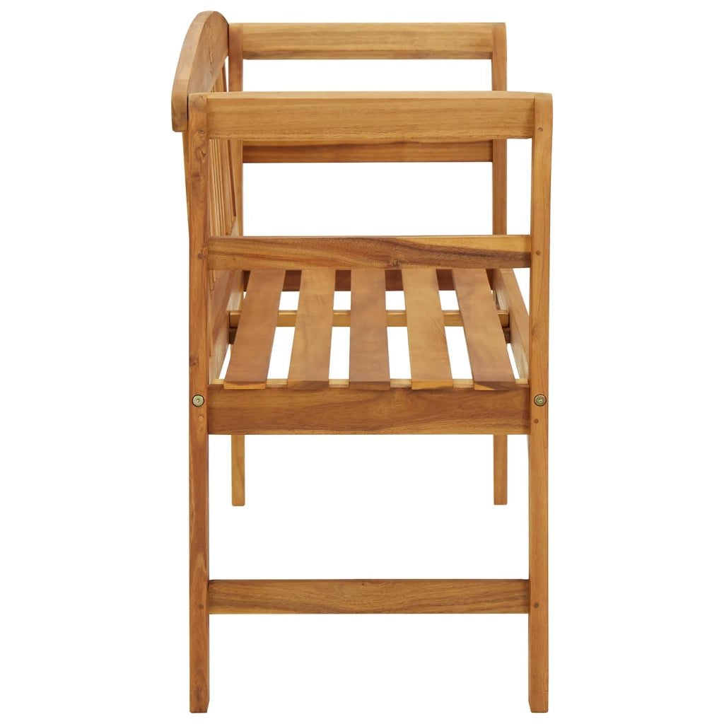 Panchina da Giardino | Panca da Giardino 114 cm in Legno Massello di Acacia