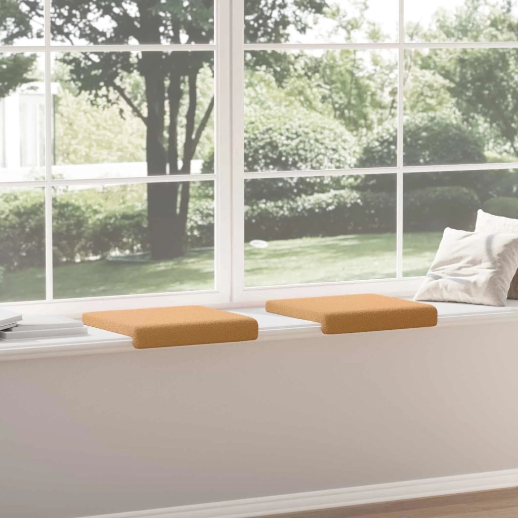 Cuscino per panchina 2 pcs Tessuto Sherpa Beige 42043077