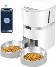 Automatizzatore Cibo per Gatti - Cassetta Cibo Automatica per Gatti - anche Adatta per Cani - Cassetta Cibo Elettrica
