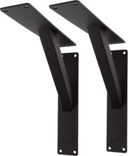 Supporto per pannelli pesante nero - 2 pezzi supporto per pannelli per parete per pannelli da 180 x 180 mm con viti