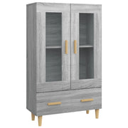 Credenza | Madia | Buffet da pranzo | Armadio da pranzo Grigio Sonoma 70x31x115 cm in Legno Multistrato