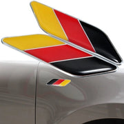 Sticker 3D della Bandiera Tedesca - Sticker per Auto - Sticker per Bumper - Sticker Decorativo - Emblema - Facile da Applicare - Sticker per Auto