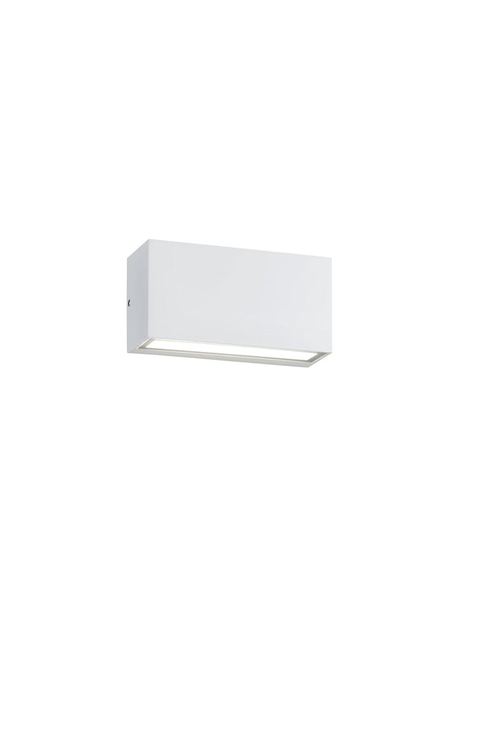 Applique da Esterno a LED in Pressofusione di alluminio Bianco Opaco
