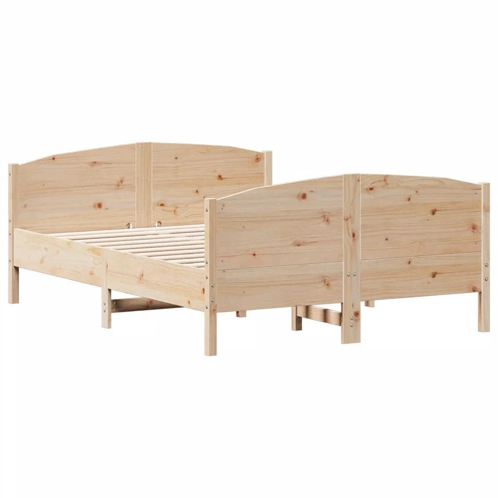 Giroletto senza Materasso 150x200 cm in Legno Massello di Pino 3216170