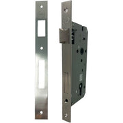 SERRATURA LEGNO INFILARE 52X YALE  B.Q NICHELATO F.MM 22 F.SAGOM M2+SCR+Q8 E.MM 45
