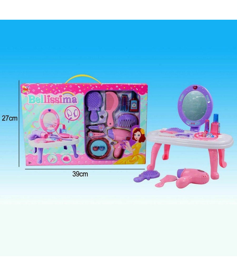 Bellissima Specchio Con Accessori Bellezza Giocattolo Gioco Bambina         