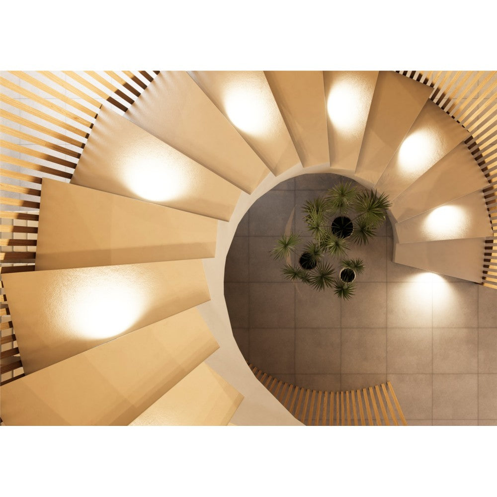 Beneito & Faure - Luce da incasso segnapasso LED Artis R Wall 4,5W - Segnapasso da parete rotondo IP66 Switch 2700K/3200K/4000K