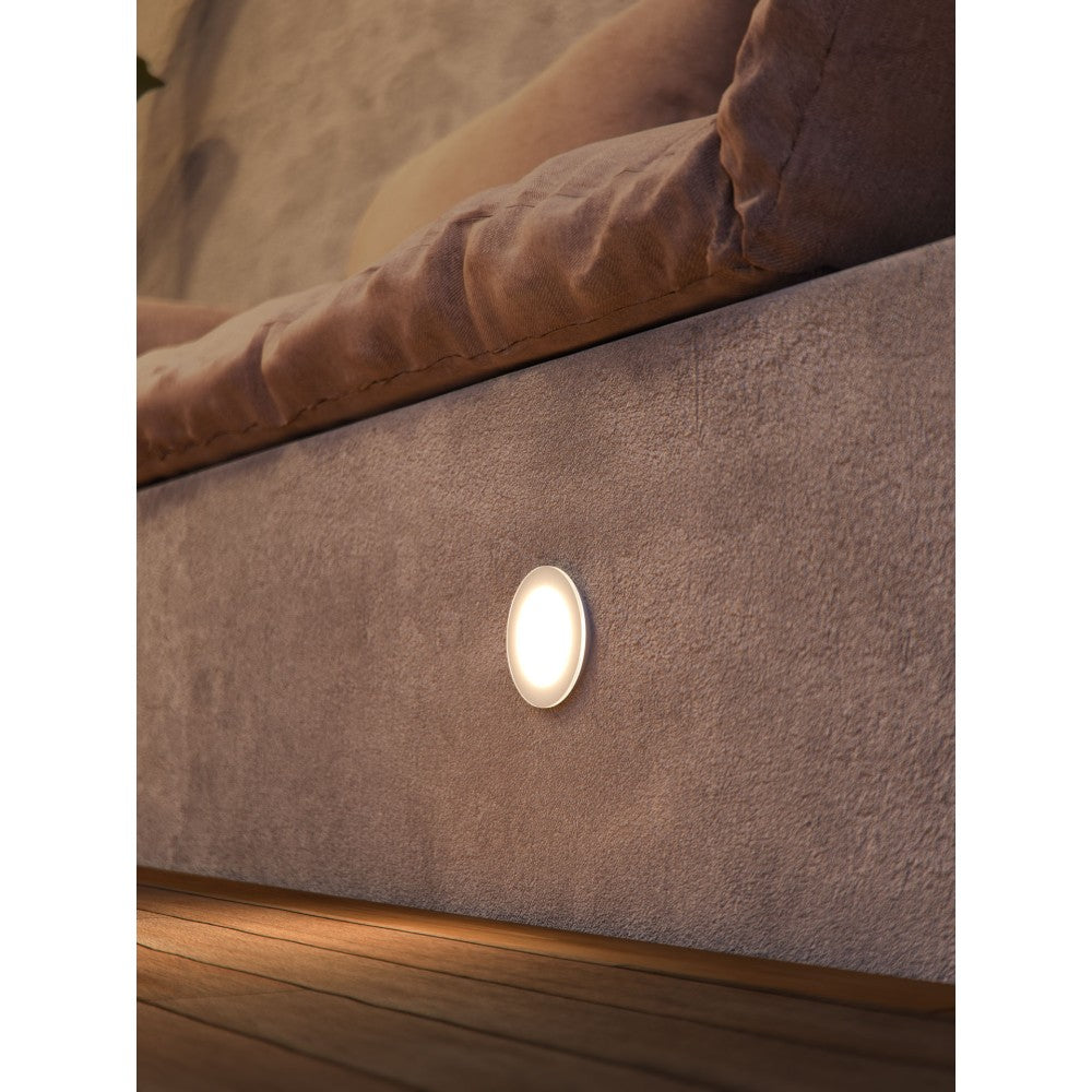 Beneito & Faure - Luce da incasso segnapasso LED Artis R Wall 4,5W - Segnapasso da parete rotondo IP66 Switch 2700K/3200K/4000K