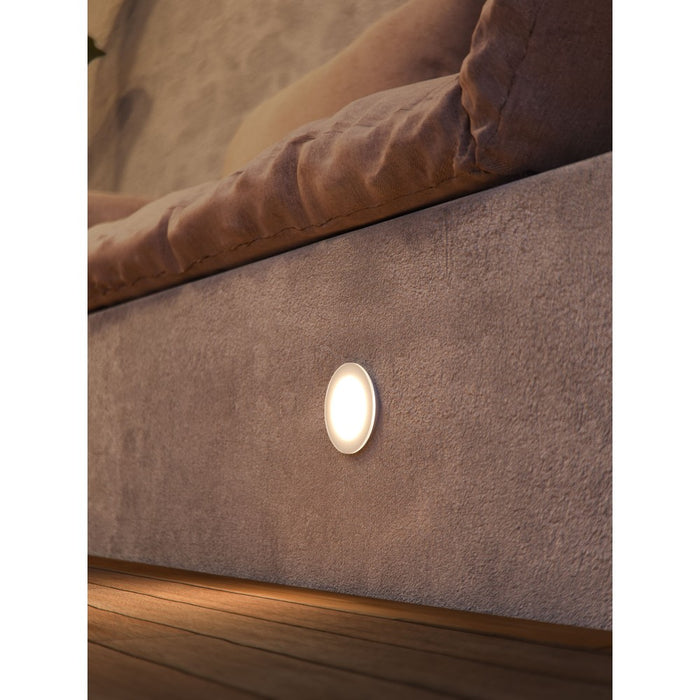 Beneito & Faure - Luce da incasso segnapasso LED Artis R Wall 4,5W - Segnapasso da parete rotondo IP66 Switch 2700K/3200K/4000K