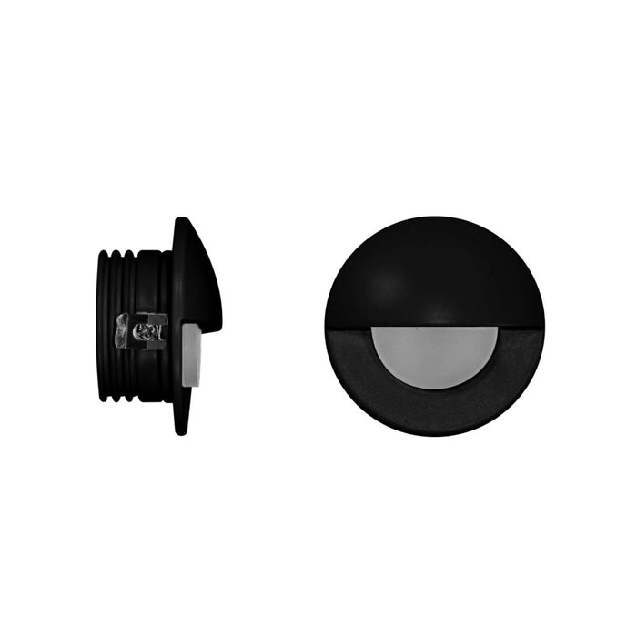 Ilo - Luce da incasso segnapasso LED Beneito & Faure - 2W, Luce calda 3000K, 120° - Applique da incasso circolare Nera