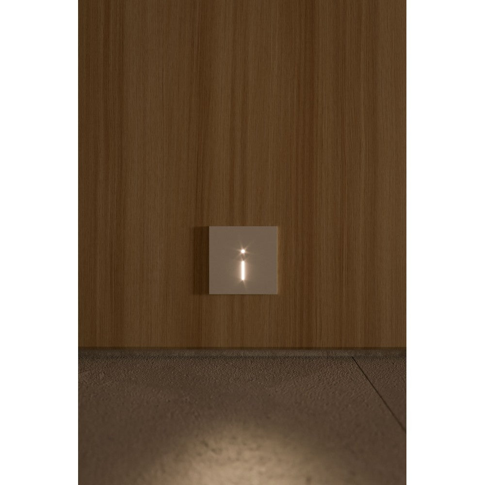 Beneito & Faure - Luce da incasso segnapasso LED Lao 1,5W - Sensore presenza e crepuscolare 2700K/3200K/4000K - Bianco e Nero