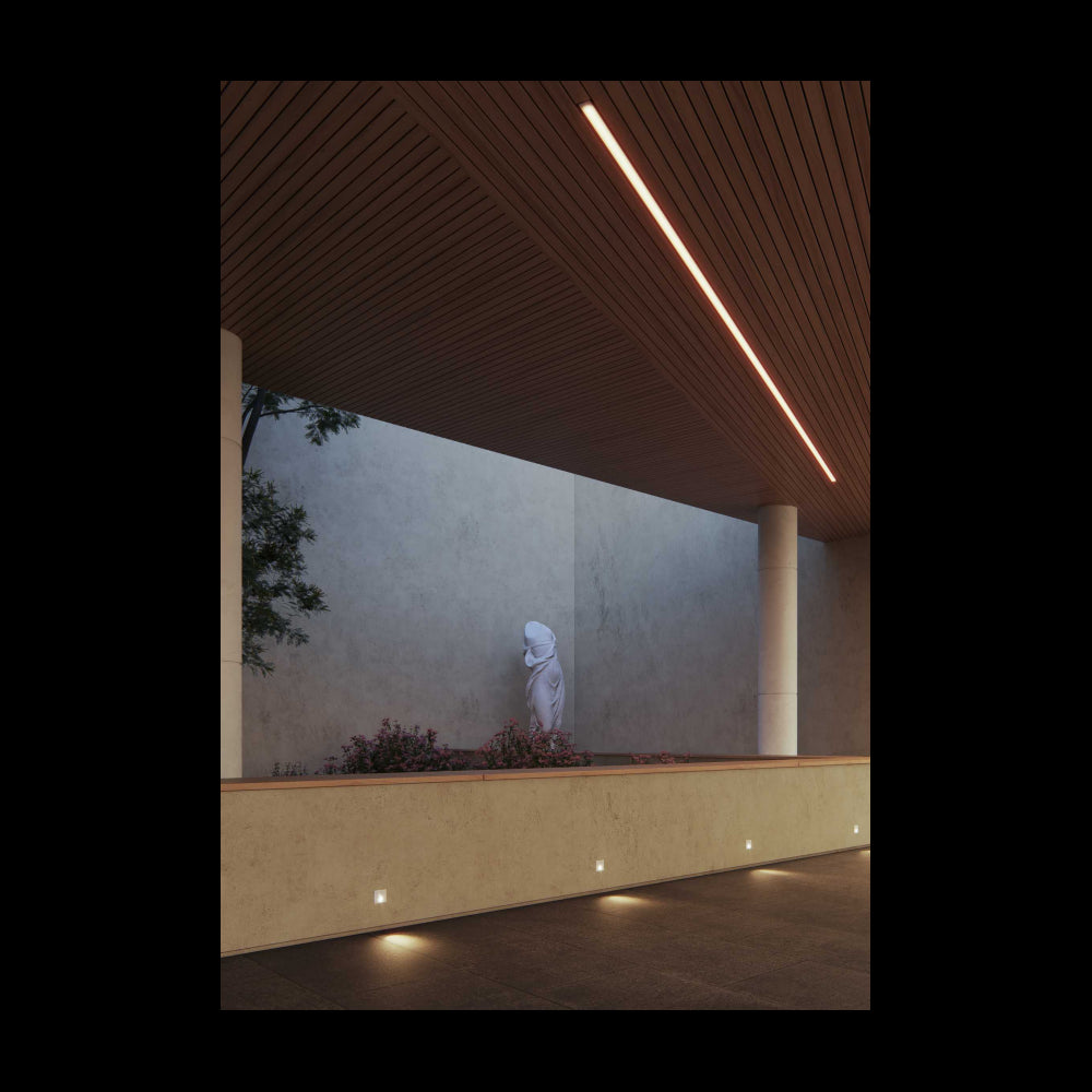 Luky - Luce da incasso segnapasso LED Beneito & Faure - 2W, Luce naturale 4000K, 65° - Faretto da incasso Quadrato Nero