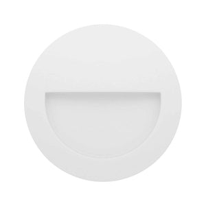 Beneito & Faure - Luce da incasso segnapasso LED Mis R Wall 3W - Segnapasso da parete rotondo IP65 Switch 2700K/3200K/4000K - Bianco