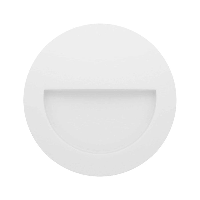 Beneito & Faure - Luce da incasso segnapasso LED Mis R Wall 3W - Segnapasso da parete rotondo IP65 Switch 2700K/3200K/4000K - Bianco