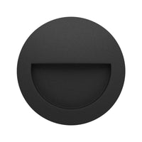 Beneito & Faure - Luce da incasso segnapasso LED Mis R Wall 3W - Segnapasso da parete rotondo IP65 Switch 2700K/3200K/4000K - Nero