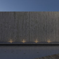 Beneito & Faure - Luce da incasso segnapasso LED Mis R Wall 3W - Segnapasso da parete rotondo IP65 Switch 2700K/3200K/4000K - Nero