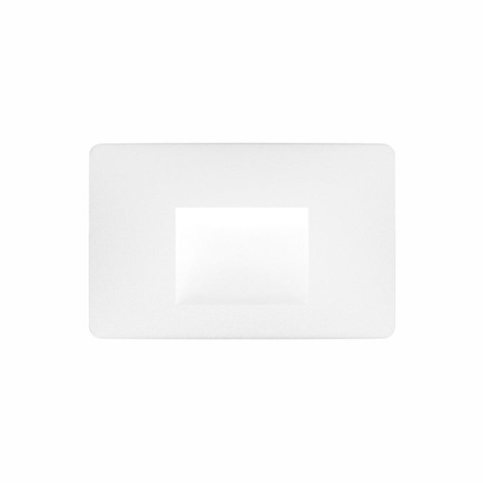Beneito & Faure - Luce da incasso segnapasso LED Mis Sq Wall 3W - Segnapasso da parete squadrato IP65 Switch 2700K/3200K/4000K - Bianco