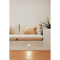 Beneito & Faure - Luce da incasso segnapasso LED Mis Sq Wall 3W - Segnapasso da parete squadrato IP65 Switch 2700K/3200K/4000K - Nero