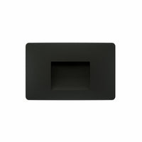 Beneito & Faure - Luce da incasso segnapasso LED Mis Sq Wall 3W - Segnapasso da parete squadrato IP65 Switch 2700K/3200K/4000K - Nero