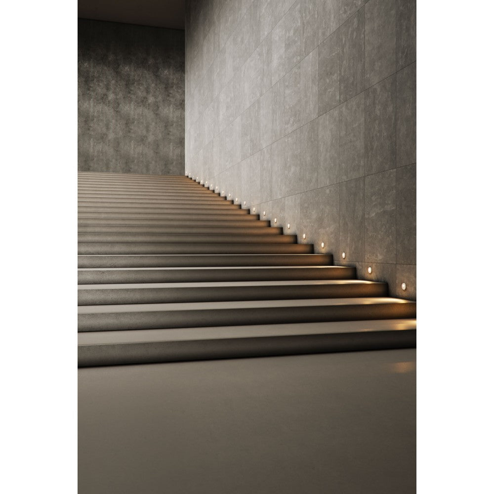 Beneito & Faure - Luce da incasso segnapasso LED Pun 3W - CCT Switch 2700K/3200K/4000K - Bianco e Nero