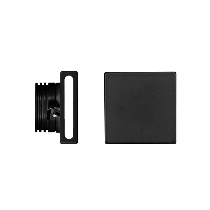 Steps - Luce da incasso segnapasso LED Beneito & Faure - 4W, Luce calda 3000K, 120° - Applique da incasso Quadrata Nera