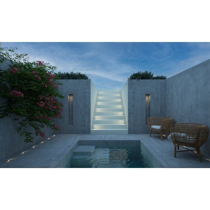 Beneito & Faure - Segnapasso led da esterno Nix 2W 3000K - Faretto da incasso a luce calda IP67 da parete o pavimento