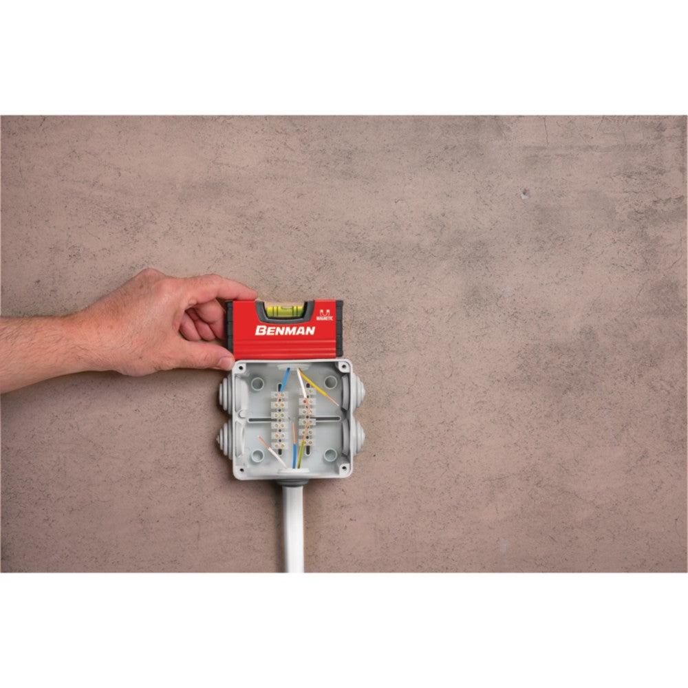 Benman 10cm a 1 bolla livella tascabile magnetica mini