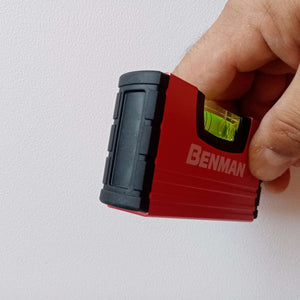 Benman 10cm a 1 bolla livella tascabile magnetica mini