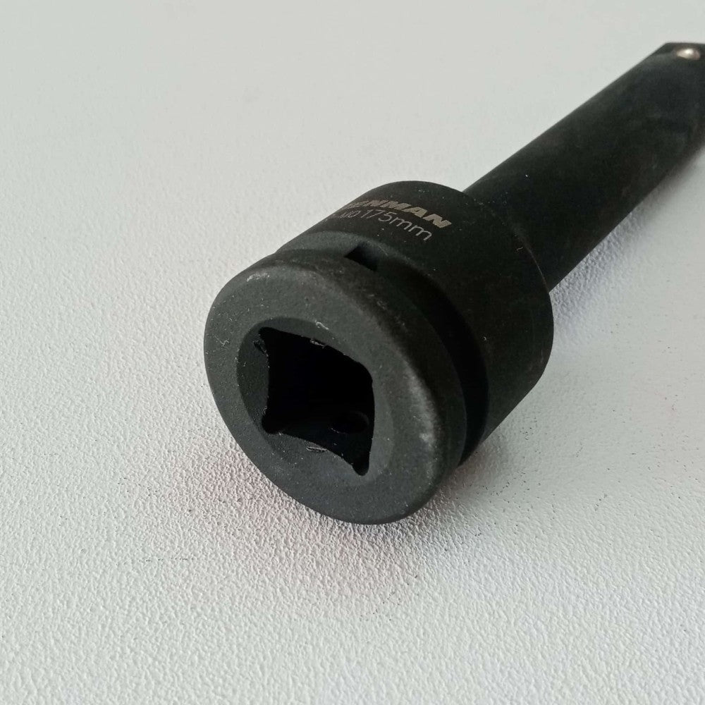 Benman 3/4 x 175mm prolunga nera per chiavi a bussola ad impulsi acciaio al cromo-molibdeno