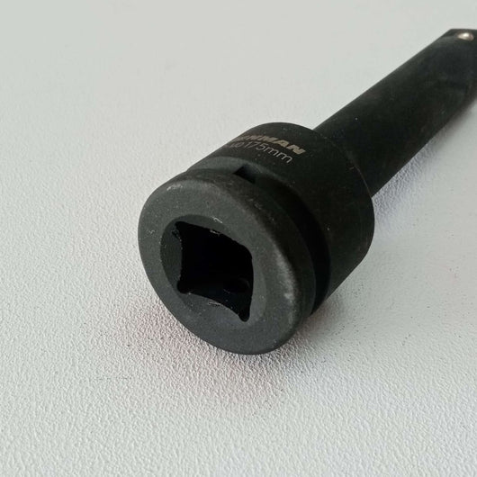 Benman 3/4 x 175mm prolunga nera per chiavi a bussola ad impulsi acciaio al cromo-molibdeno