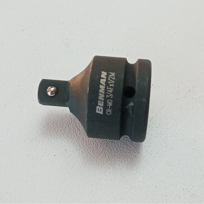Benman adattatore 3/4 f x 1/2 m riduttore per chiave a bussola ad impulsi